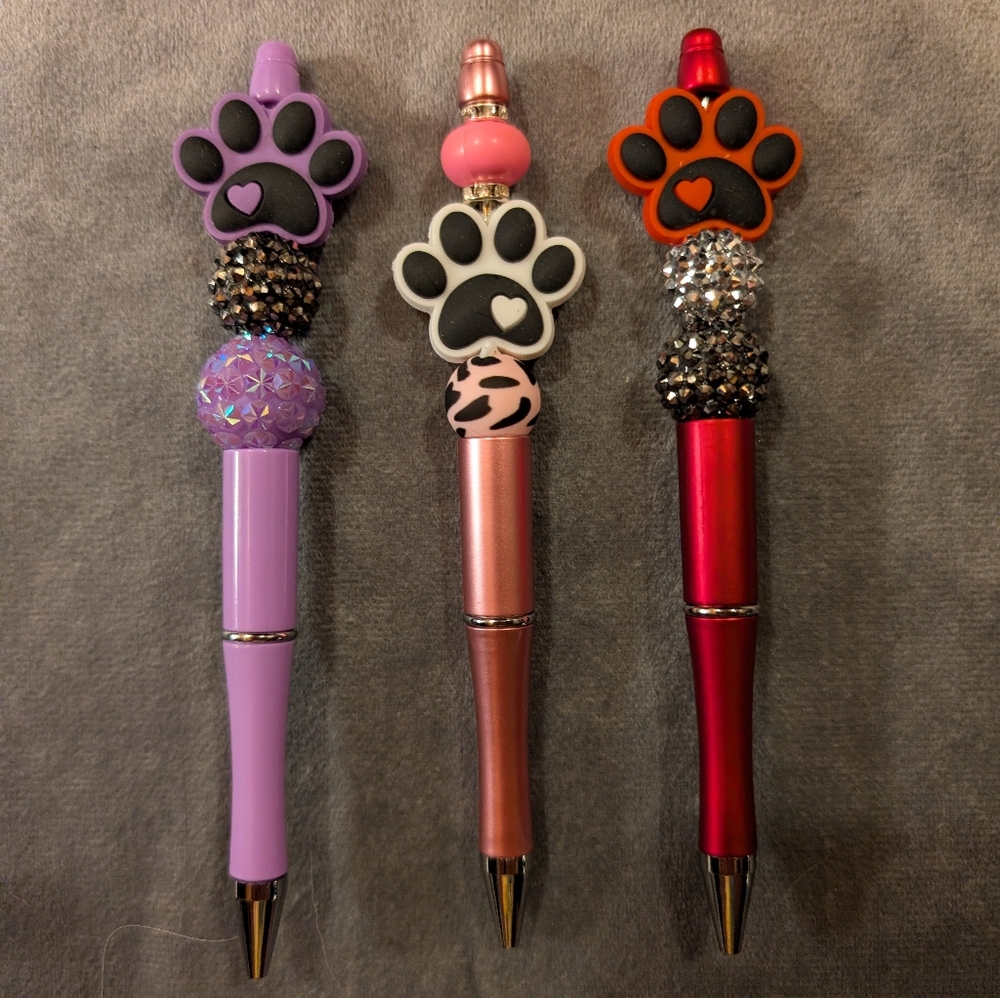 Set of Three Paw Print Pens - Picture 5 of 7